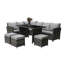 Sabinal Wicker Patio Dining Set with , Cushions Included