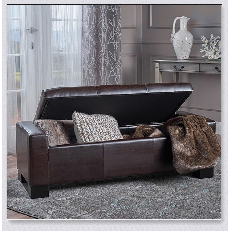Banc de rangement avec repose-pieds Guernsey