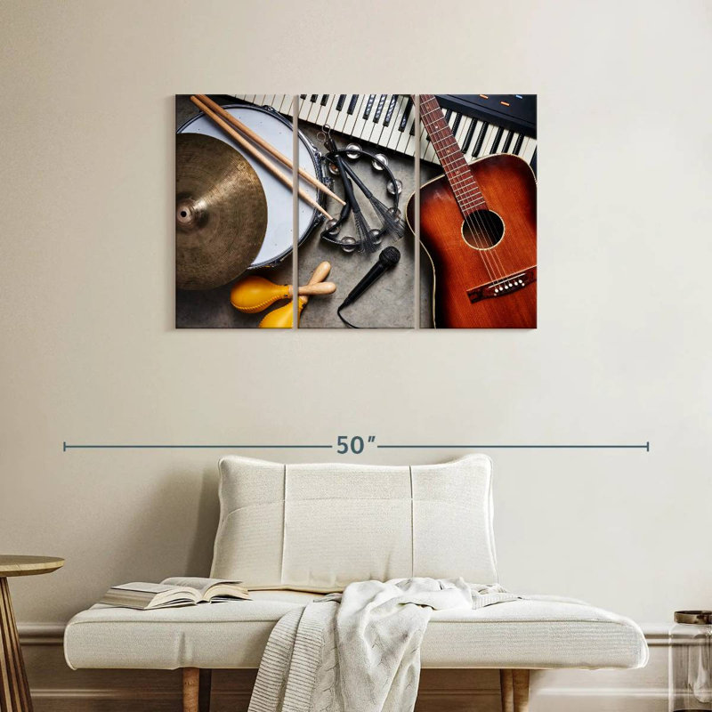 Abarca Musical Instruments Medley, 24" H x 38" W