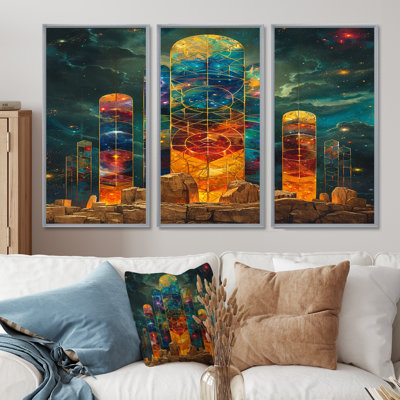Crisol - espace, ensemble de reproductions d'art mural