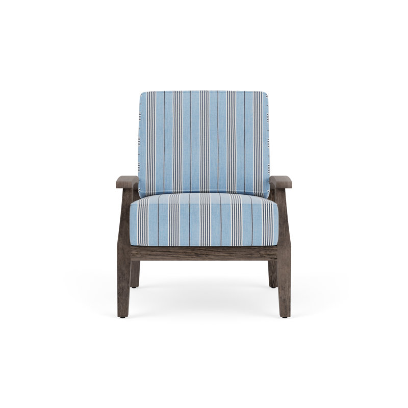 Frontier Outdoor Lounge Chair, Bark, Wayfarer Dune