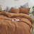 Solid Color Comforter Dark Color 3 PCs Bedding Set Deep Color Bed Comforter Set-115667184-115667186