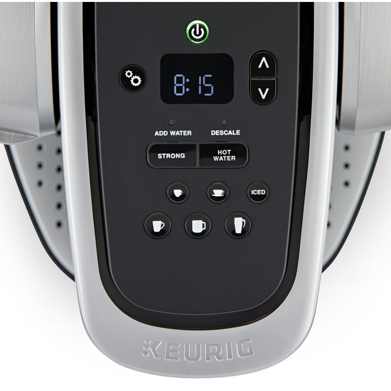 Keurig K-Elite Single-Serve K-Cup Pod Coffee Maker with Iced Coffee Setting and Strength Control, Silver