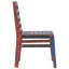 Chaise d'appoint en bois massif Lara