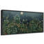 «Moon Night Wilderness Plants Relaxing Calm», impression sur toile encadrée surdimensionnée-111653564-111653565