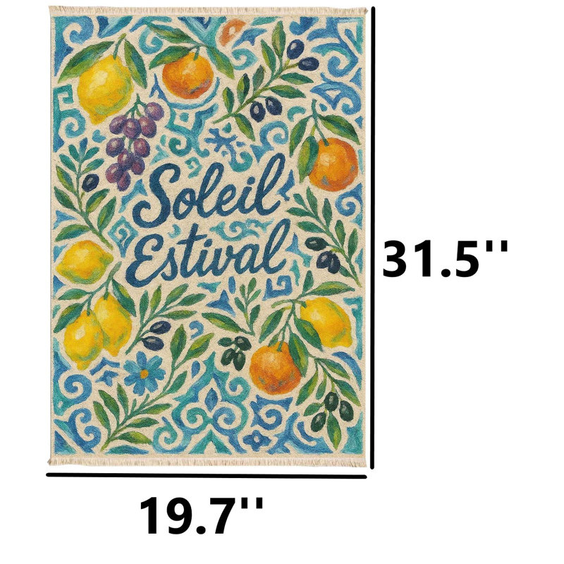 Soleil Estival' French Citrus Rug