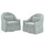 Fauteuil demi-tonneau pivotant Martha (ensemble de 2)-1051081771