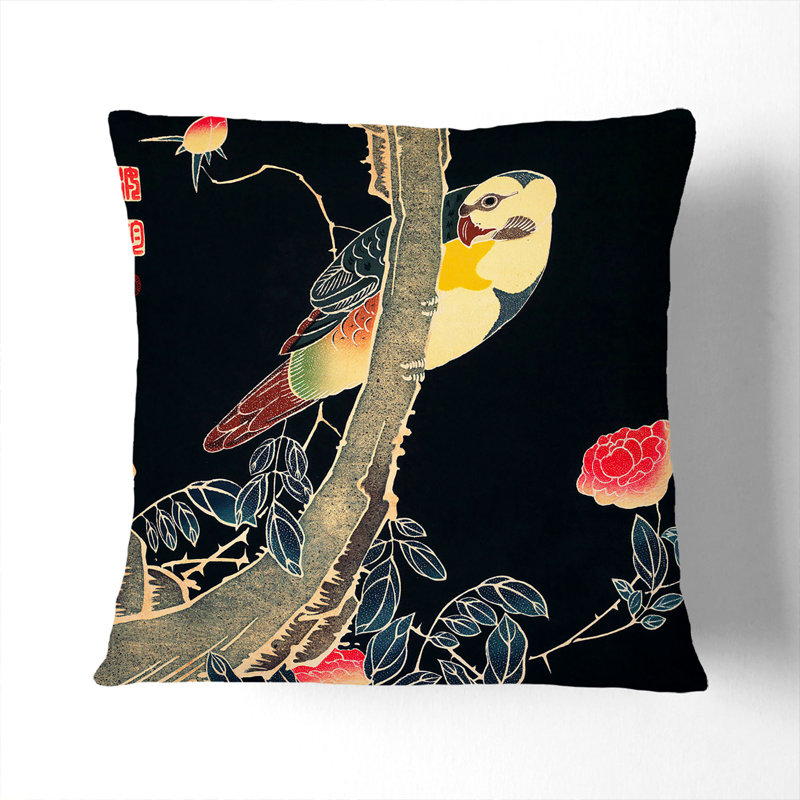 Square Throw Cushion, 40cm H x 40cm W x 15cm D, White