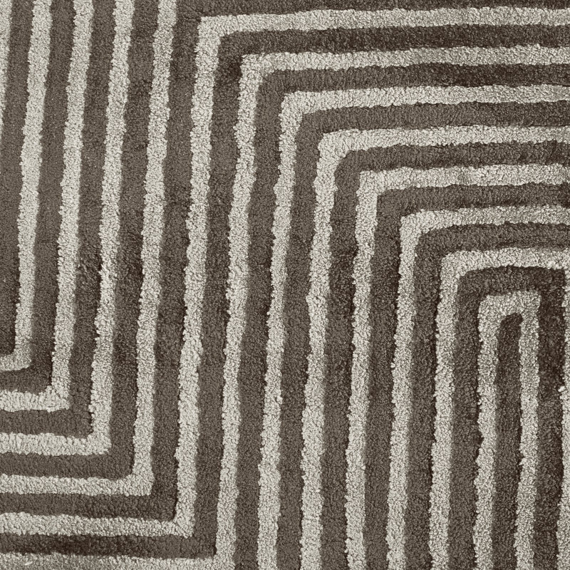 AllModern Balos Hand Tufted Viscose Geometric Rug & Reviews | Wayfair