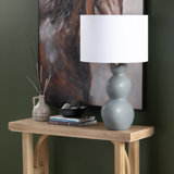 31" H Ceramic Table Lamp With Shade