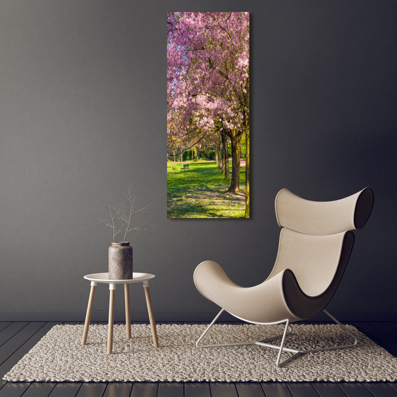 Cherry Trees - Wrapped Canvas Print