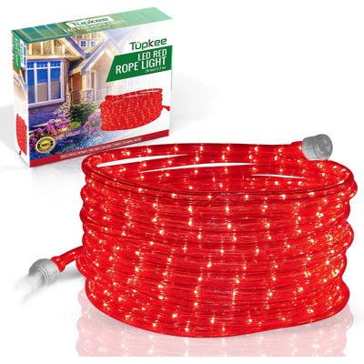 24-ft LED Outdoor Rope Light - Flexible, Linkable & Waterproof Tube Light for Home Décor