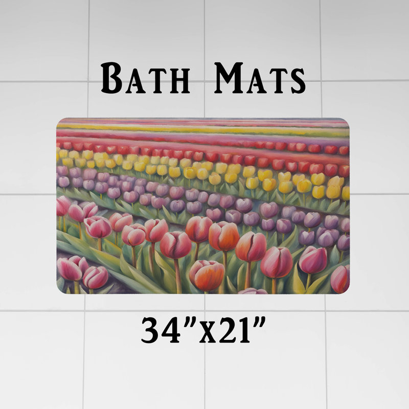 Rideau de douche Floral, H 72 po x l 70 po