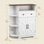Armoire de rangement en coin Farmhouse