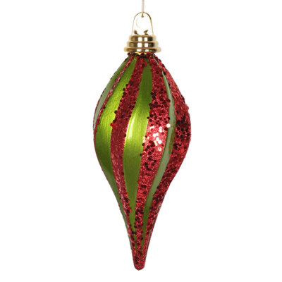 Candy Glitter Drop Ornament