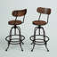 Tabouret de bar pivotant à hauteur réglable Bejou