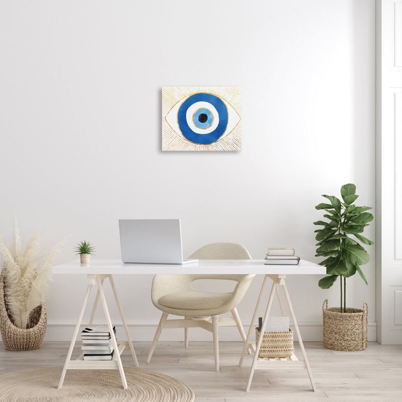 «Evil Eye Shape» par Ziwei Li - impression sur toile tendue, H 16 po x l 20 po x P 1,5 po