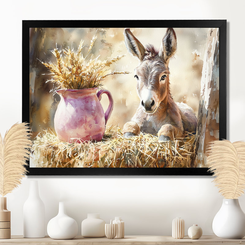 Doelling - Animals Wall Art, Reproduction encadrée d'une seule photo, Noir, noir, noir, noir, H 24 po x l 32 po