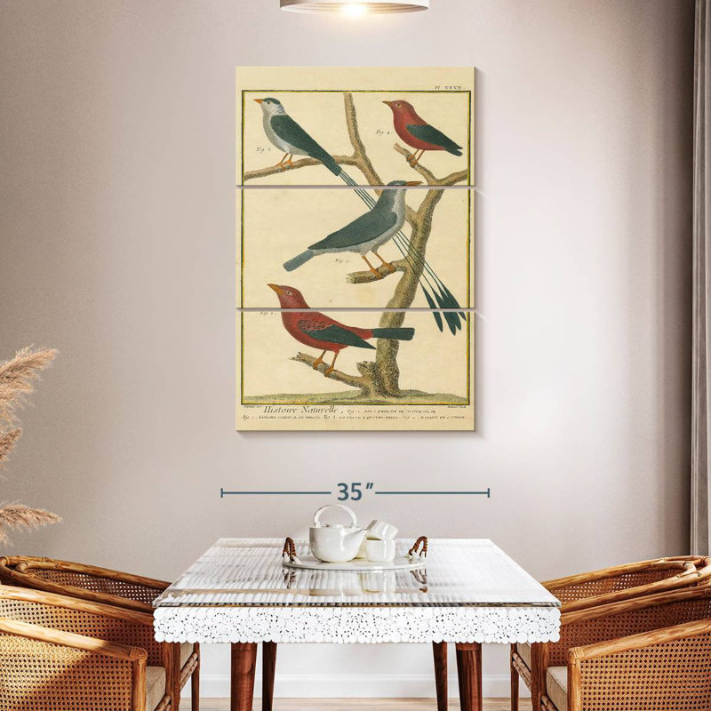 Brampt Bird Drawing I, 50" H x 32" W