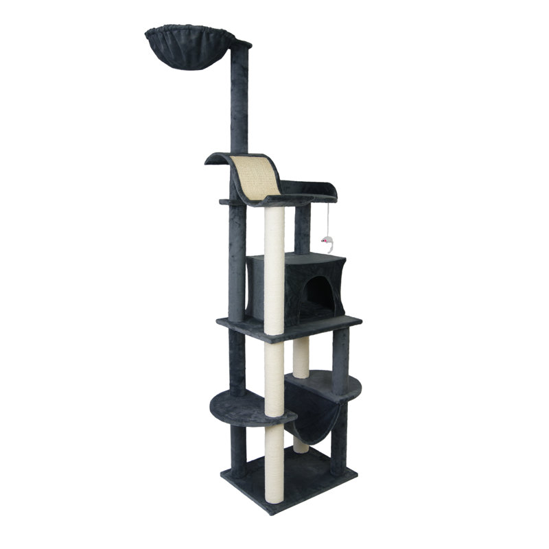 John 175cm H Cat Tree, Grey