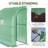 Outsunny Outdoor Lean To Greenhouse-114766806-114766810