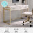 Martha Stewart Ollie 3 Drawer Home Office Desk with Metal Frame and Hardware-90847902