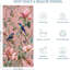Serviette de plage rose en microfibre à séchage rapide | Serviette de bain 63 "x 30" sans sable | Serviettes très absorbantes pour la piscine, les voyages, la natation et le sport