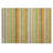 Kinslee Flatweave Washable Striped Indoor / Outdoor Rug-758583754