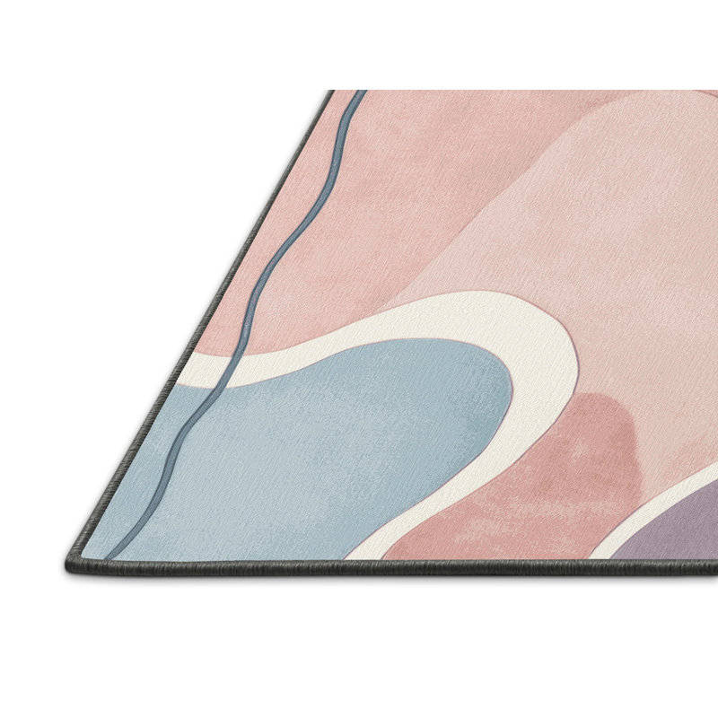 Iridescent Pools Rug, Square 7'