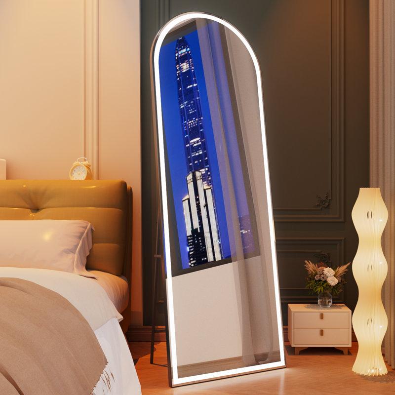Dimmable LED Full Length Mirror with Lights, 79" x 32"