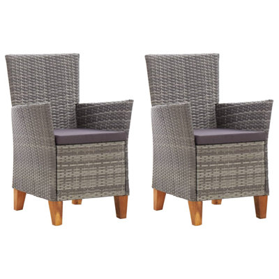 Chaise de patio avec coussins Govert