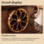 Gramophone rétro or avec connectivité Bluetooth