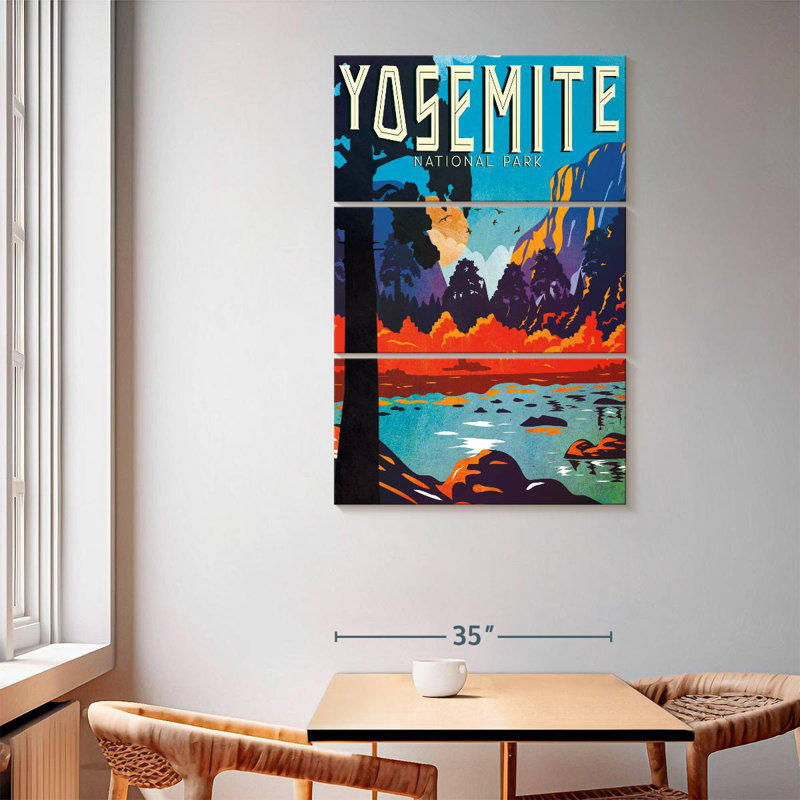 Yosemite Park, 65" H x 42" W