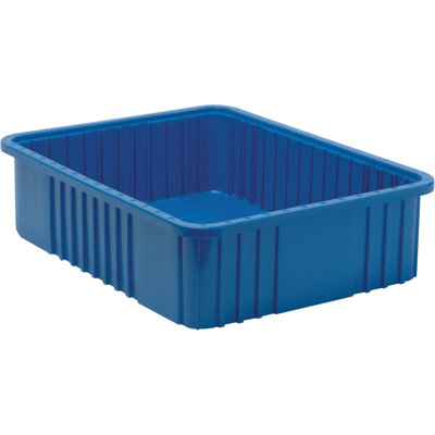 Dividable Grid Container, 22-1/2"L x 17-1/2"W x 6"H, case of 3