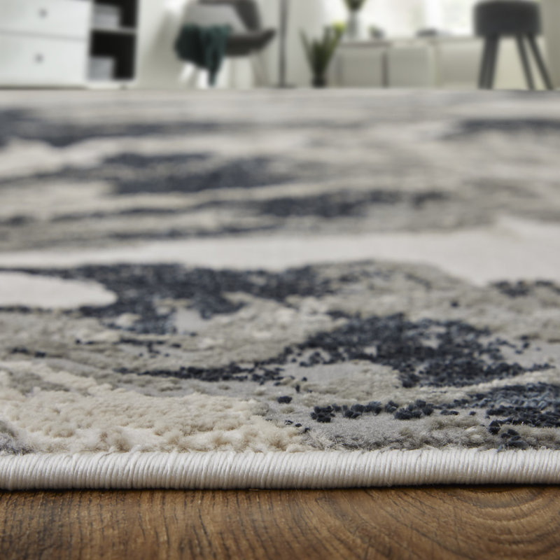 Rolfes Performance Abstract Indoor Rug, Runner 2'10" x 10"
