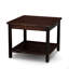 Table d'appoint à 2 tablettes Longs Peak Eucalyptus, espresso