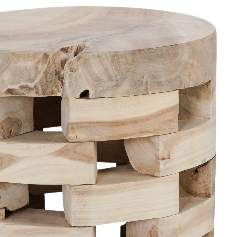 Table d'appoint en teck massif Dacosta