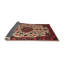 Tapis traditionnel rouge / beige Rockmeade-1678708600