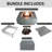Envelor Fire Pit 16'' H X 36'' W Includes Windscreen, Lid, and Canvas Cover-91327687