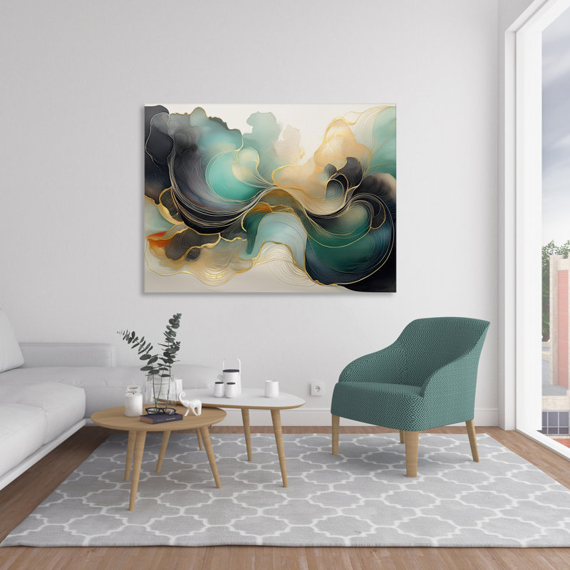 Rivière dorée des rêves, H 24 po x l 32 po