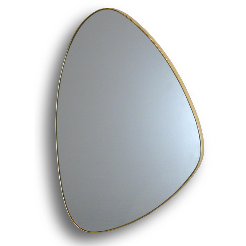 Averill Wood Flat Wall Mirror