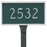 Classic 1-Line Lawn Address Sign