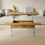 Table basse multifonctionnelle à plateau relevable - Autocollant grain-2016045714