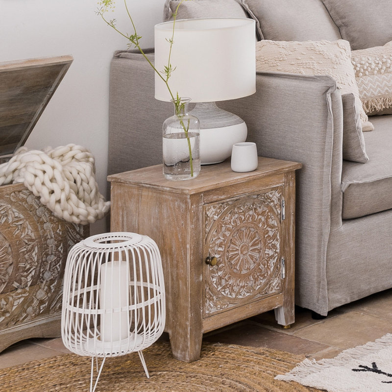 Felten 40cm W Solid Wood Bedside Table