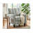 Hermonie Hourglass Denim Accent Chair