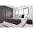 Erick - Modern Ivory Fabric Upholstered Bed-985635227