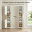 Freestanding Bathroom Cabinet with Adjustable Shelve