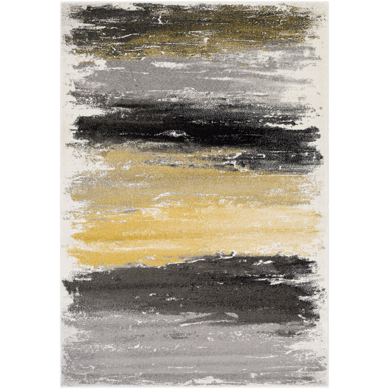 Shuff Abstract Indoor Rug, Rectangle 2' x 3'