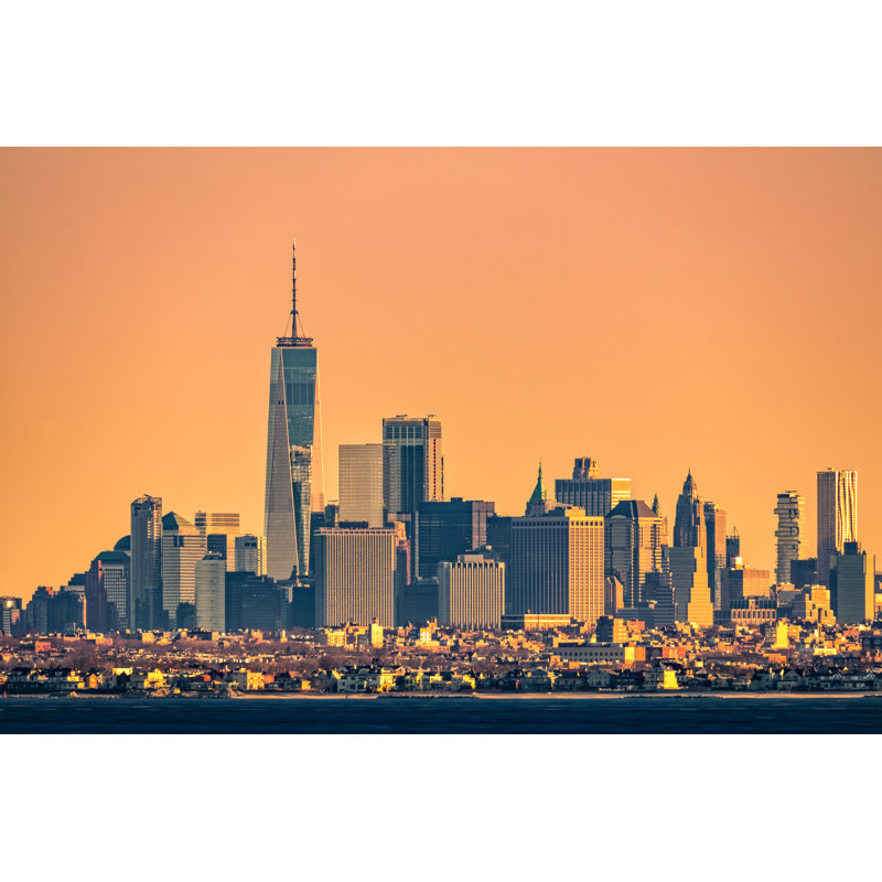New York Skyline by Ultima_Gaina - Wrapped Canvas Print, 81cm H x 122cm W