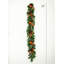 6' Apple Nuts Fruits Pinecone Garland